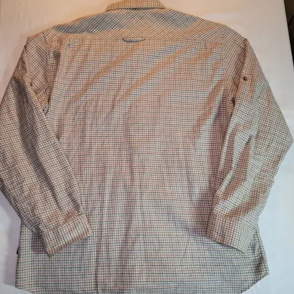Fjall Raven Mens Plaid Button Down Shirt 2XL XX Large Forest Flannel - Picture 3 of 16